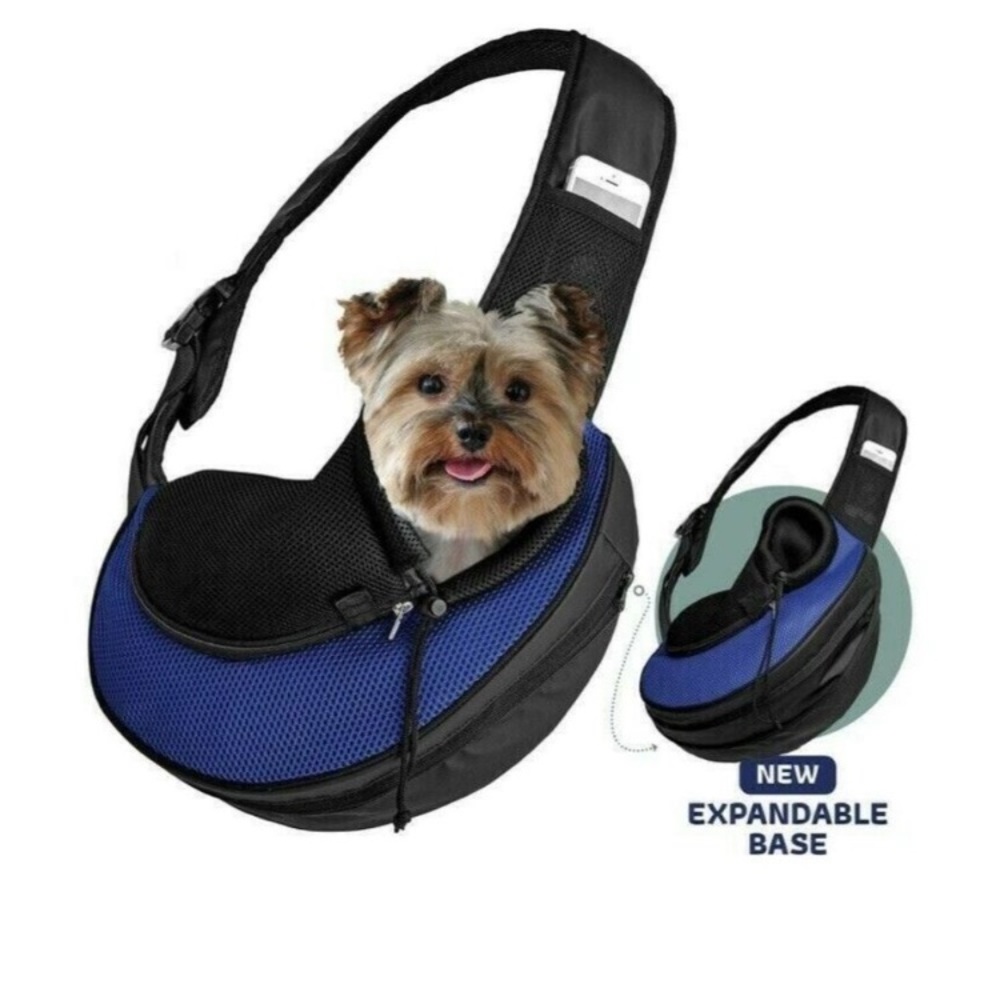 Katziela Mesh Sling Pet Carrier Adjustable Straps